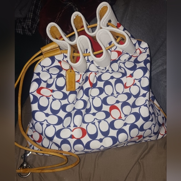 Coach canvas drawstring bag - Picture 2 of 5